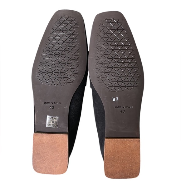 NEW Pedro Anton Black Gold Chain Link Suede Leather Loafers - 9.5 / 10 - Picture 12 of 16